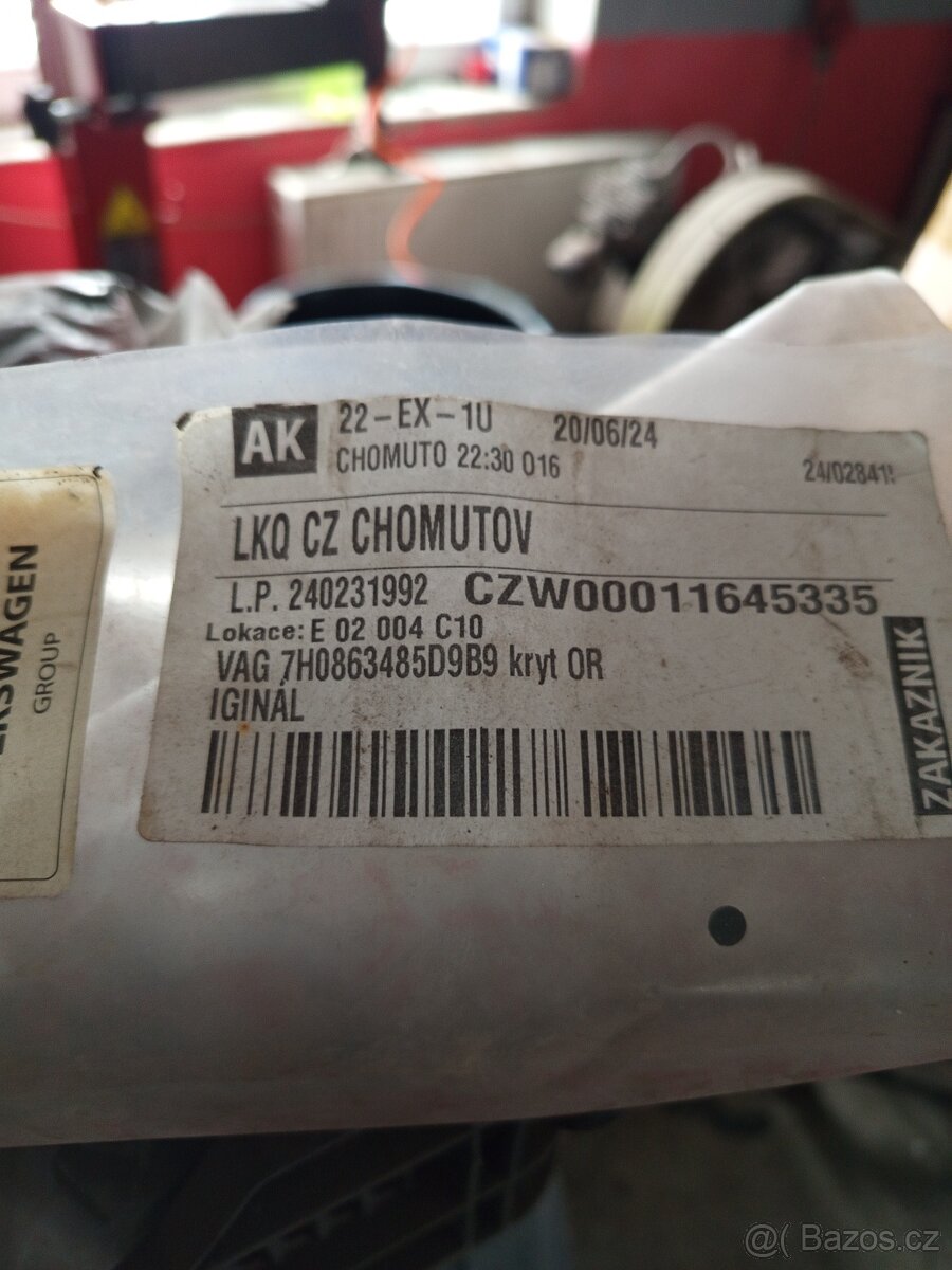 Lišta zámku vw t5 - 3