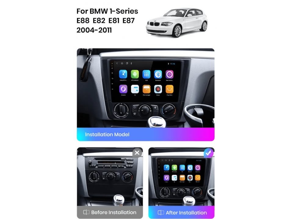 Android autorádio s navi pro BMW E81, E82, E87, E88 (04-11) - 3