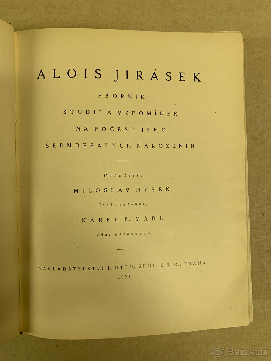 Kniha - Alois Jirásek - 3