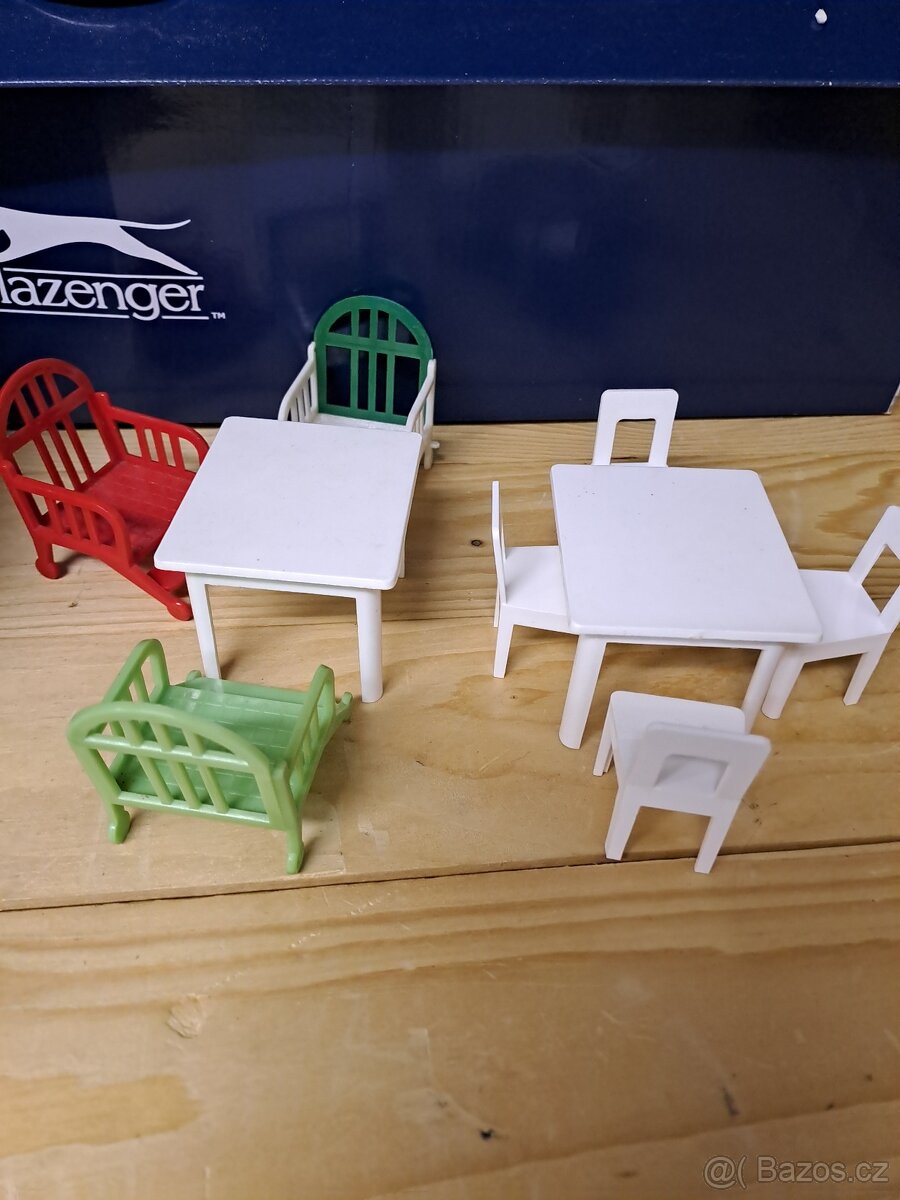 Retro zimní fusak na Igra panenku, doplňky - 3