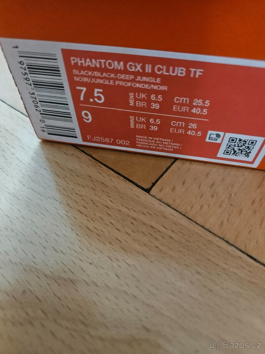 Prodám turfy Nike Phantom GX II vel.39 - 3