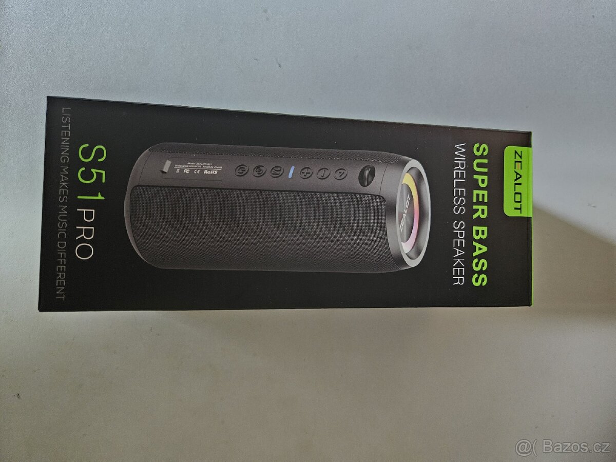 Bezdrátový reproduktor Zaelot S51 pro - 3