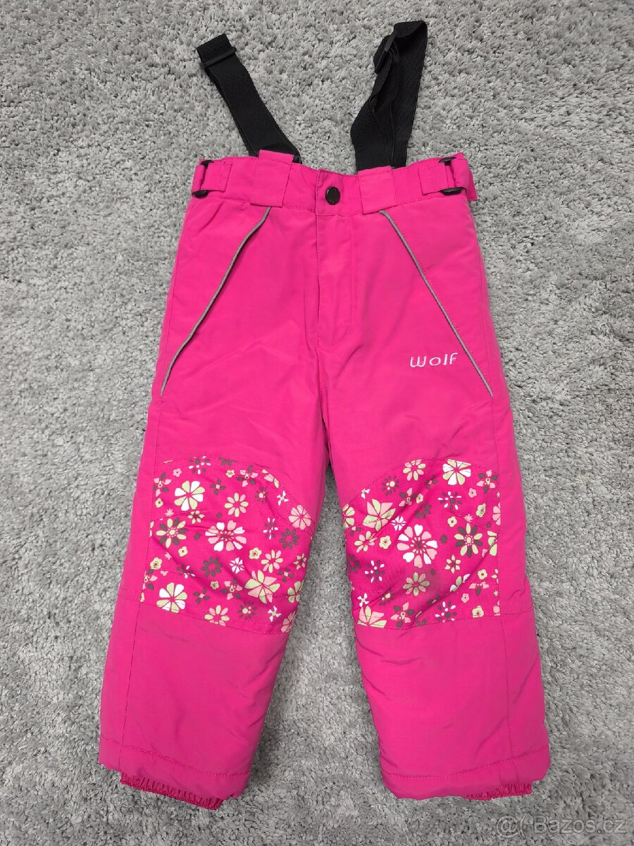 Oteplováky / kalhoty dívčí vel. 98, Wolf - 3