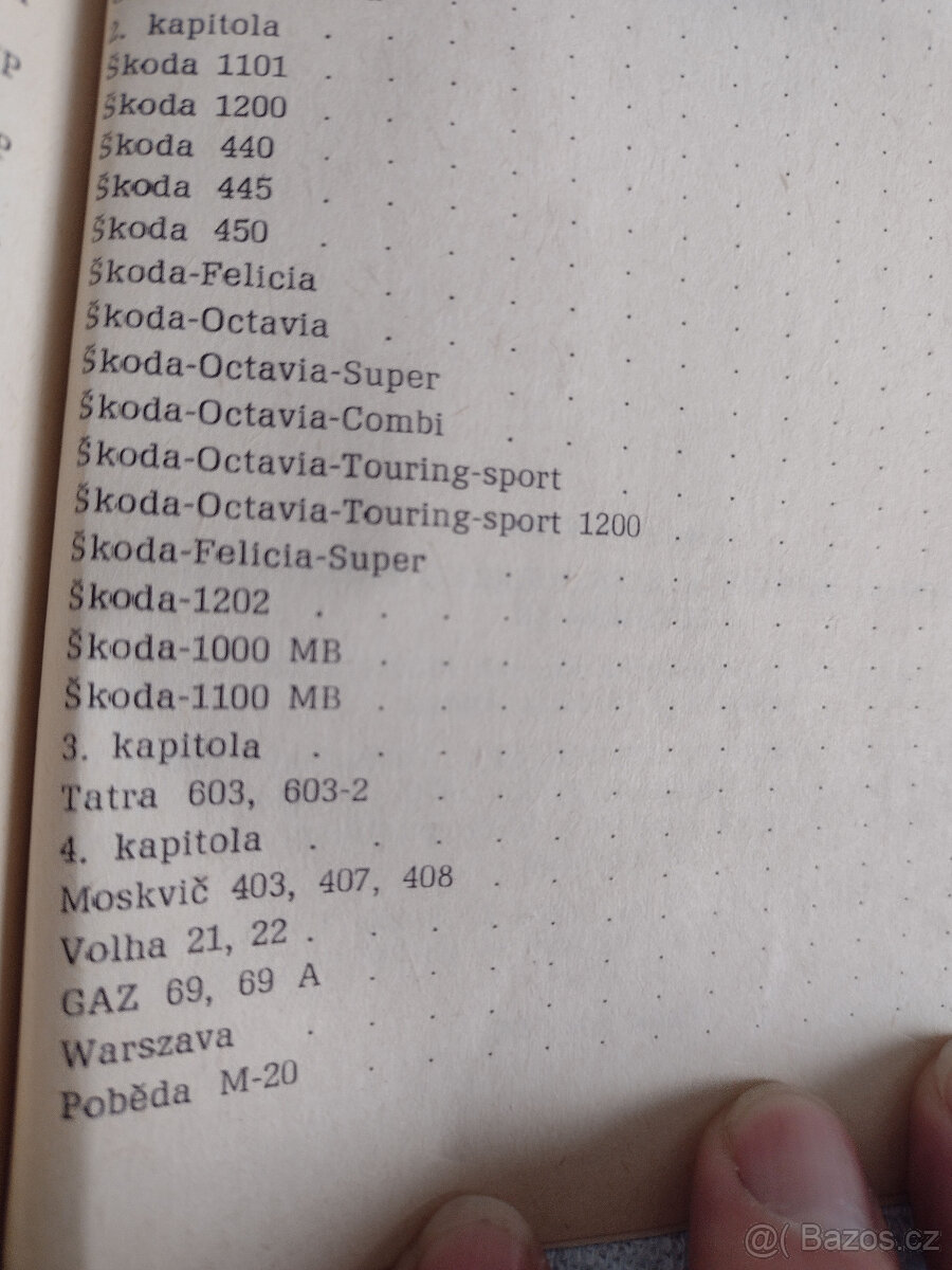 SEŘIZOVÁNÍ MOTORŮ A EL. PŘÍSL. AUTOMOBILŮ, 1970, 72,74 - 3