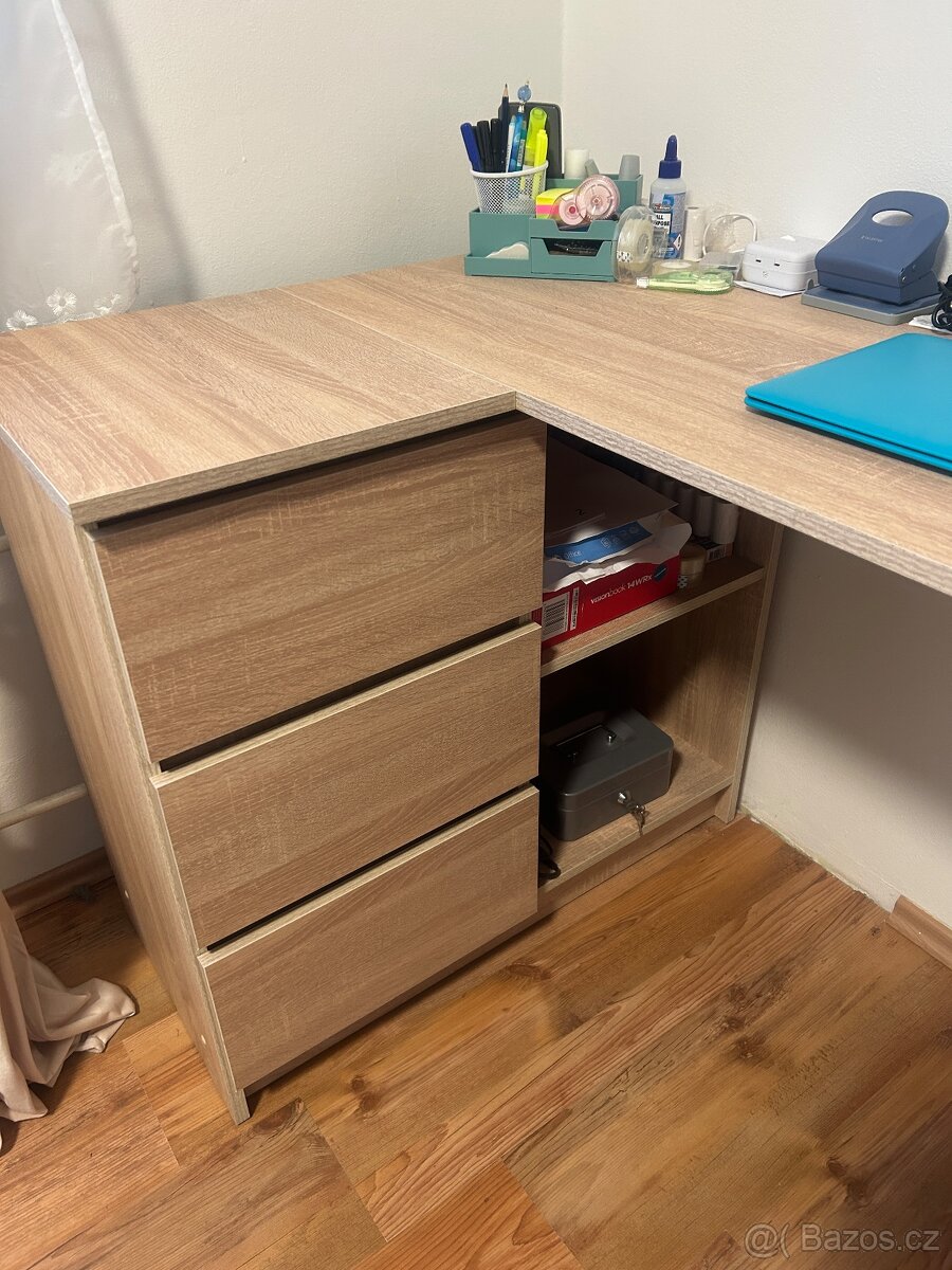 Rohový psací stůl - 3