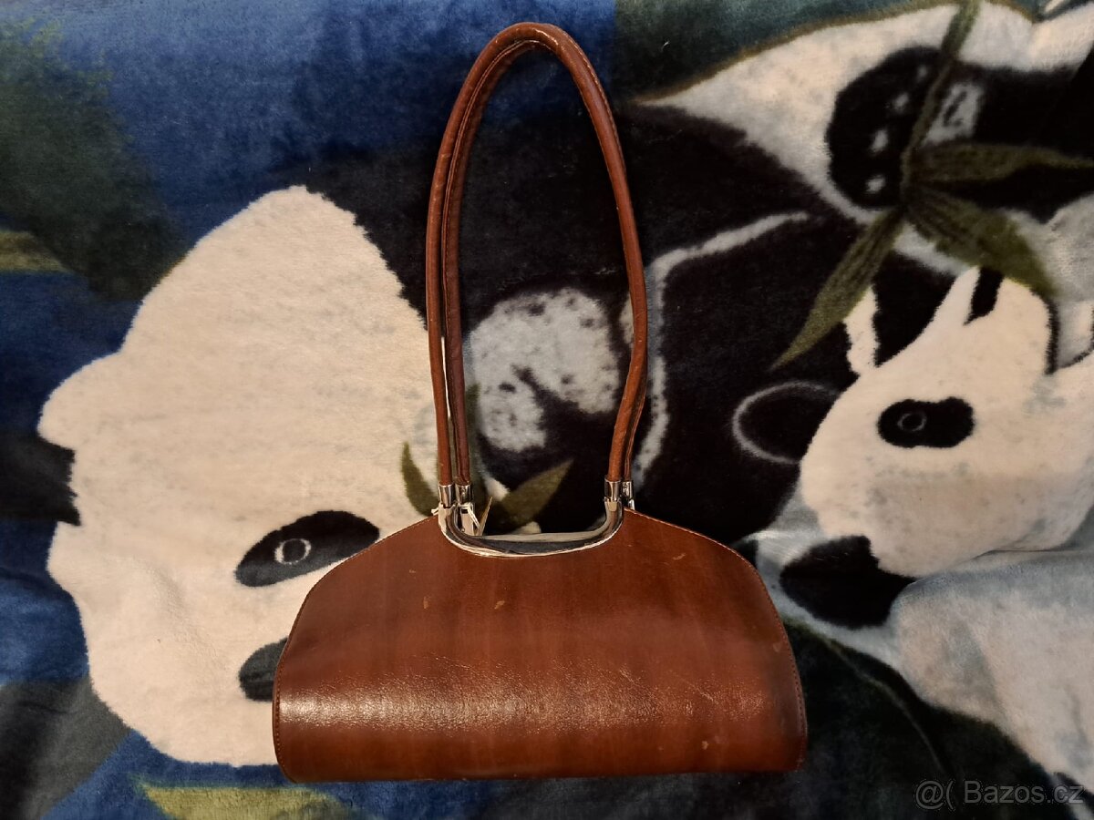 KABELKA - NOVÁ, hnědá barva, italská výroba - 3