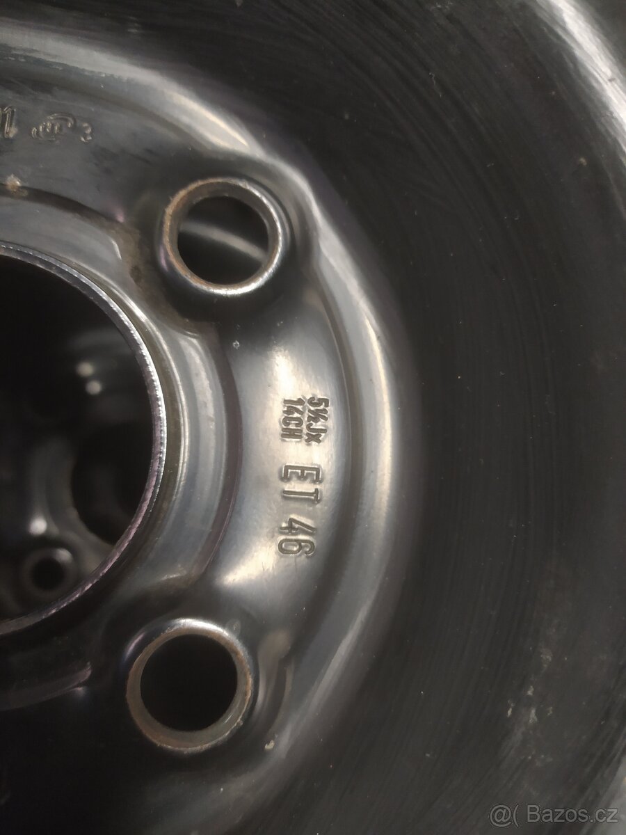 Zimní pneu+disky 185/55/14- Hyundai - 3