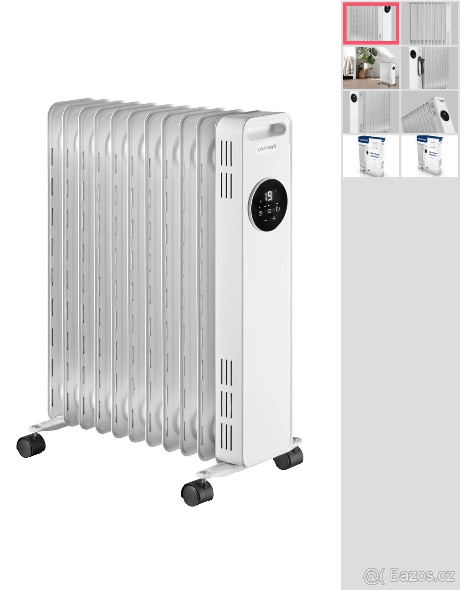 Olejový radiátor Concept 2300 W RO3411 - 3