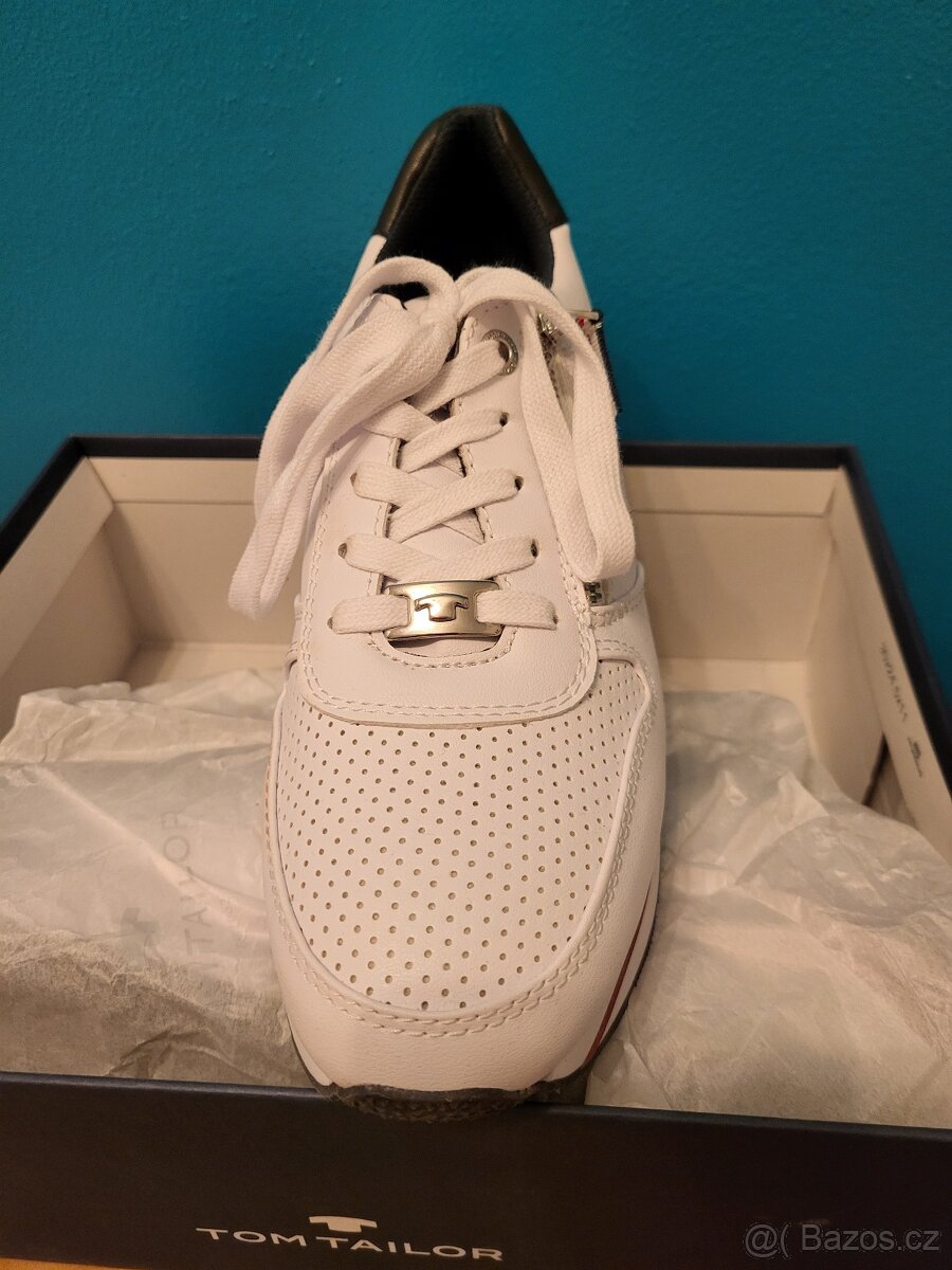 Bílé tenisky Tom Tailor vel.41 - 3