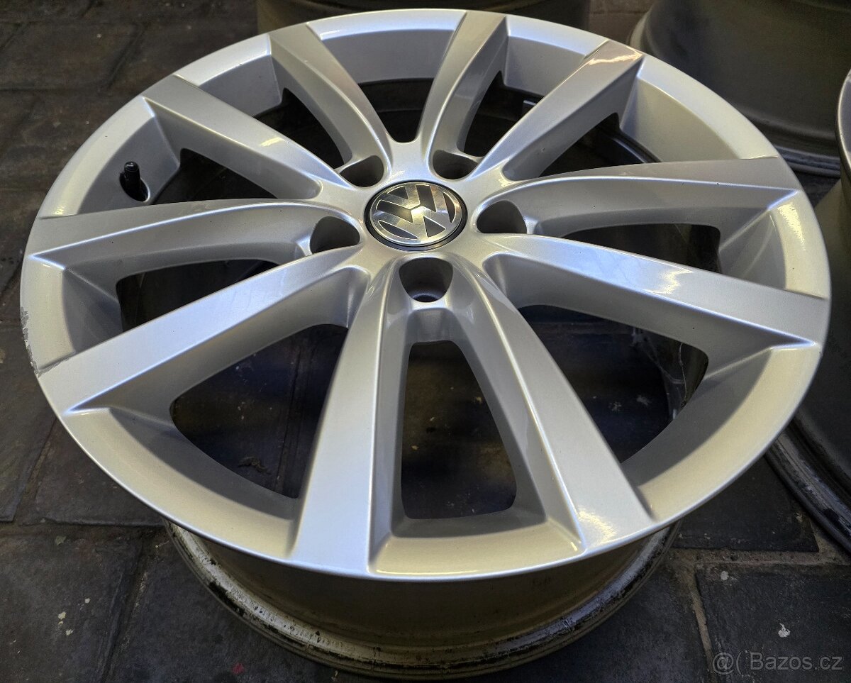 ORIGINÁL VW HLINÍKOVÉ DISKY 5x112 R17 - 3
