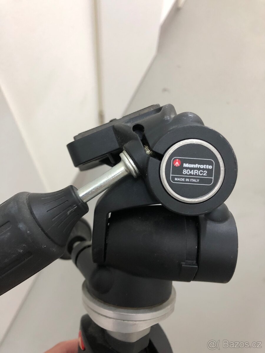 Stativ 190XPROB hlava Manfrotto 804RC2 - 3