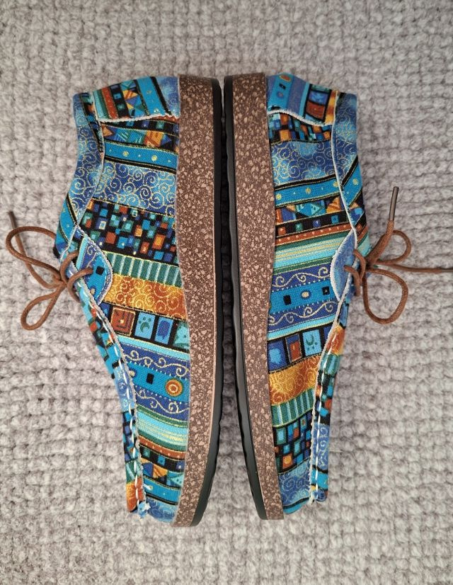 Mokasíny design patchwork č. 40 (fakticky 39) - 3