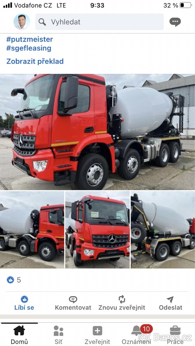 Putzmeister čerpadla betonu - 3