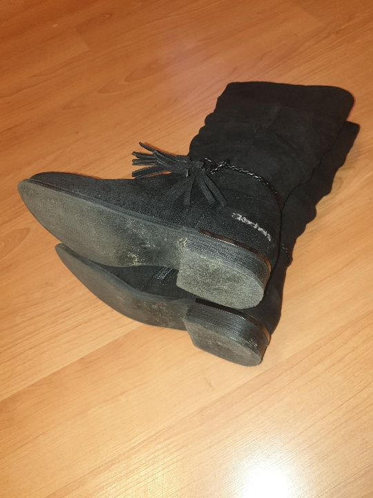 Dívčí kozačky SKECHERS - černé - 3