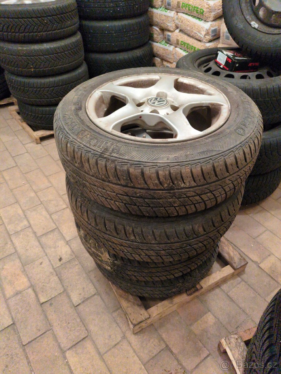 ALU sada koncem 4x100 14" pneu Barum 175/65R14 - 3