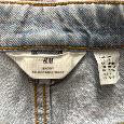 Světle modré baggy jeans H&M vel. 158 - 3