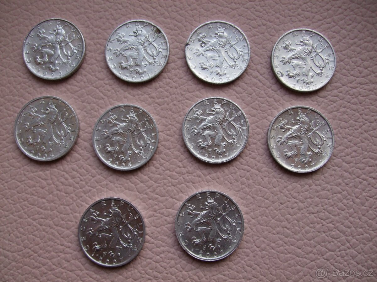 ČESKÉ HALÉŘE 1979 - 2007 - 3