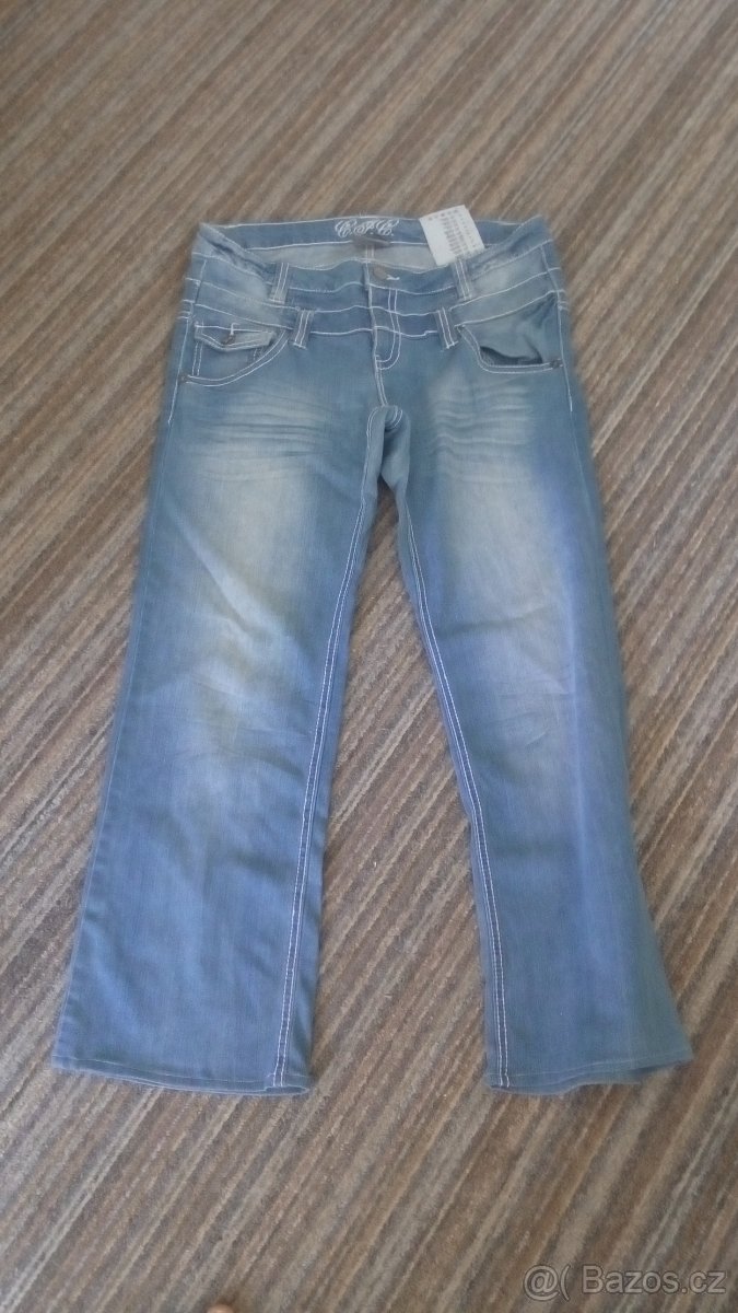 světlemodré džíny vel.44 LOOSE FIT - 3