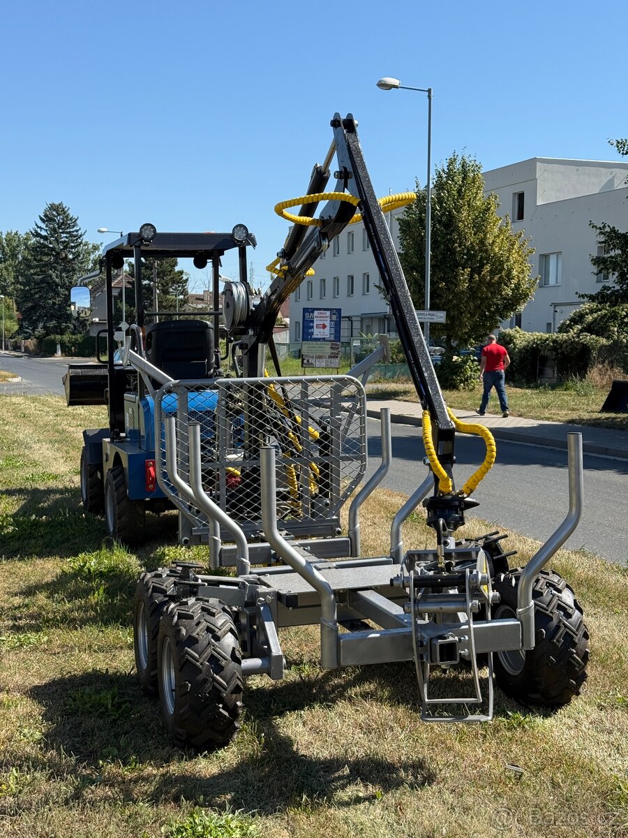 Vyvážečka dřeva HRW15 vlek na dřevo pohony - 3