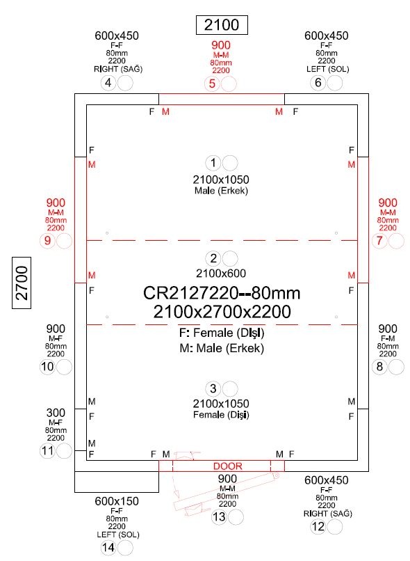 chladící box 2100x2700x2200 + chladící jedn. - NOVE- akce - 3