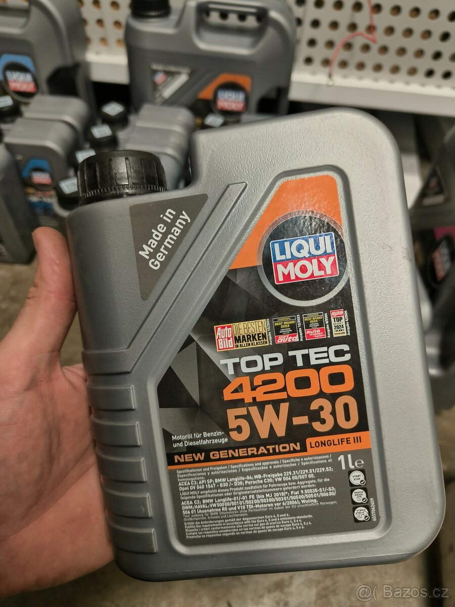 LIQUI MOLY originální oleje TopTec 5w30 C3 - 3