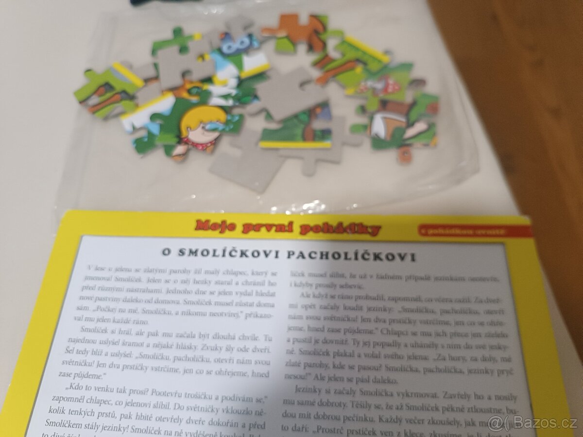 2x puzzle s pohádkou Moje první pohádky - 3