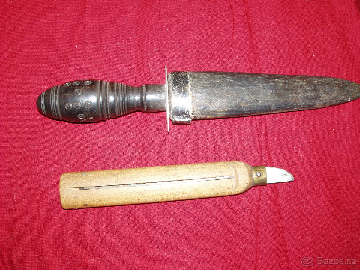 Starožitné nože, dýka - J.A.HENCKELS. SOLINGEN - 3