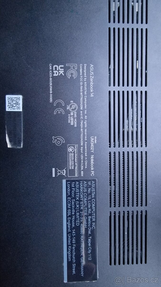 ASUS Zenbook 14 OLED Ryzen 5 7530U 16GB RAM 512GB Windows11 - 3