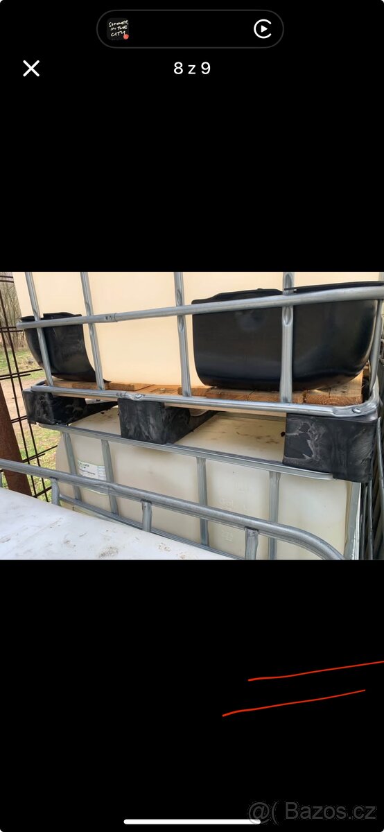 IBC nadrž, kubíkovky, nádrže na vodu - 3