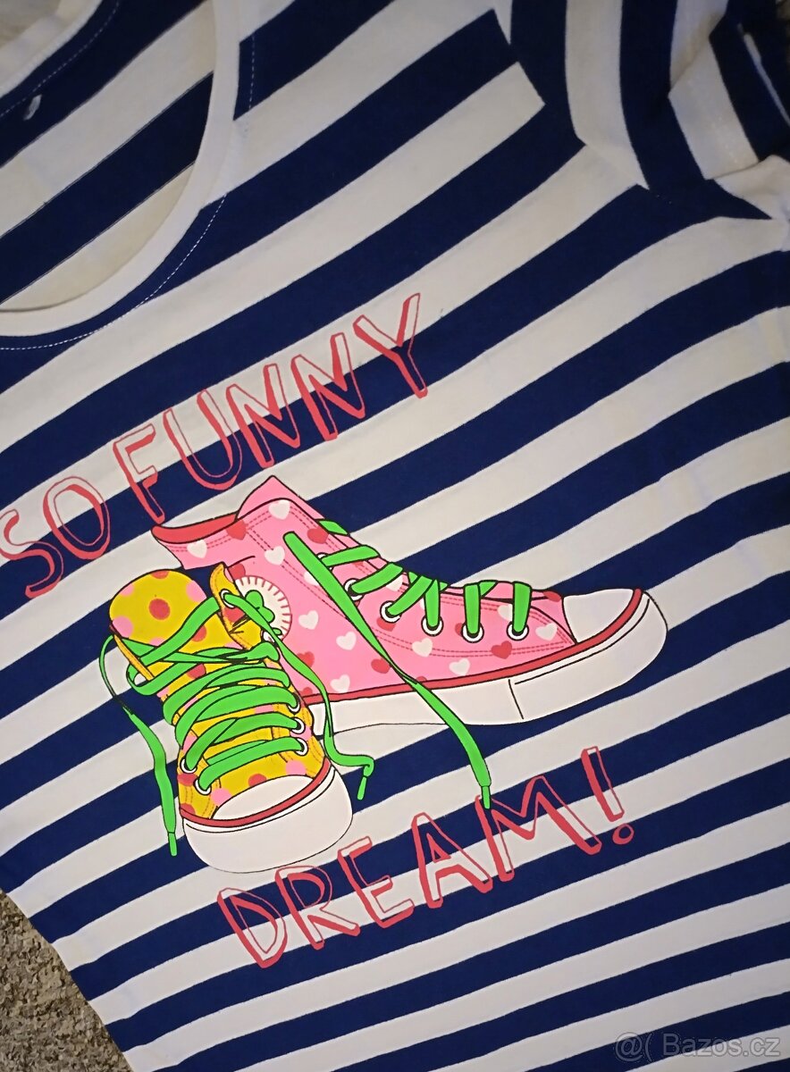 Dětske dívčí tričko 3 ks vel. 146 - 152 - 3