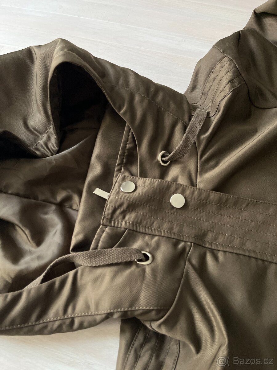 Dámská khaki bunda camaieu vel.38 - 3