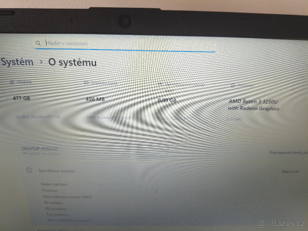 HP 15s-eq1624 - Ryzen 3 3250U - 3
