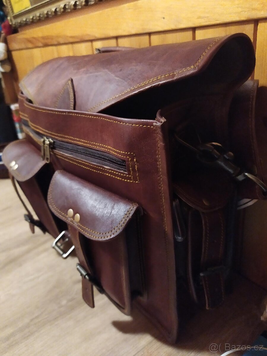 Kožená taška z Indie - 3