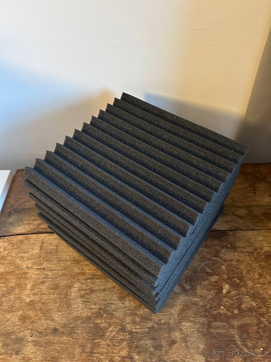 16ks 30x30cm Akustické panely 2.5cm - 3