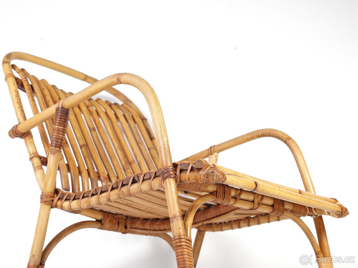 Ratanové Křeslo ULUV Restaurováno - 3