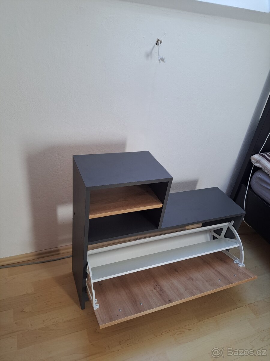 Botník a věšák se zrcadlem - 3