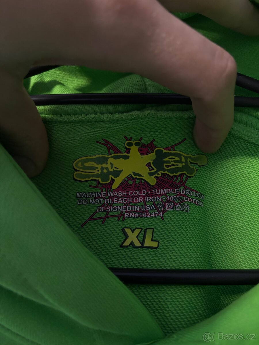 Sp5der zelená mikina - 3
