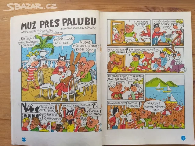 Čtyřlístek č. 23, Muž přes palubu (aa232) - 3
