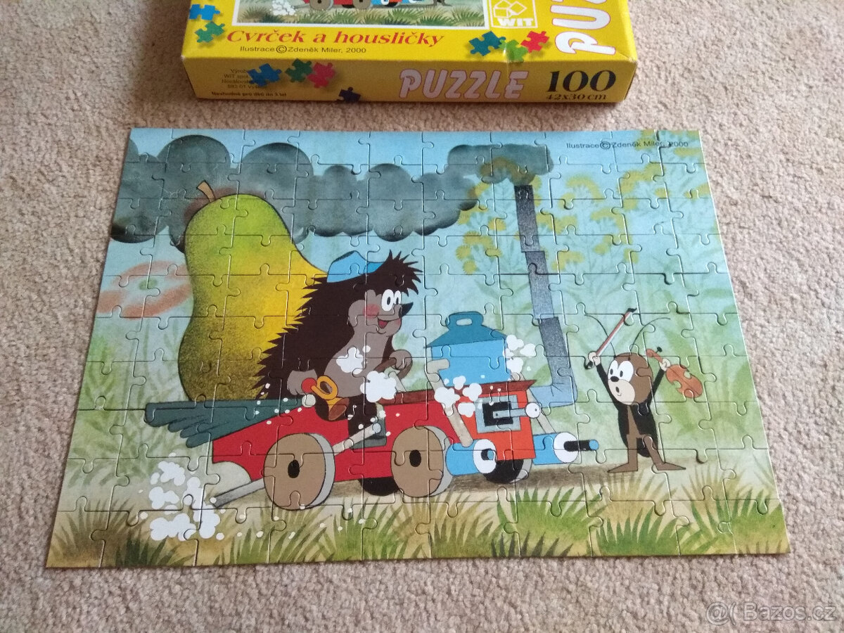 Cvrček a housličky - puzzle (100 dílků) - 3