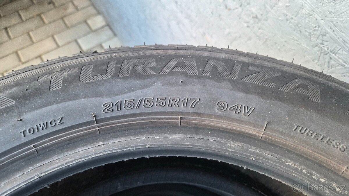 Bridgestone turanza 215/55R17 - 3