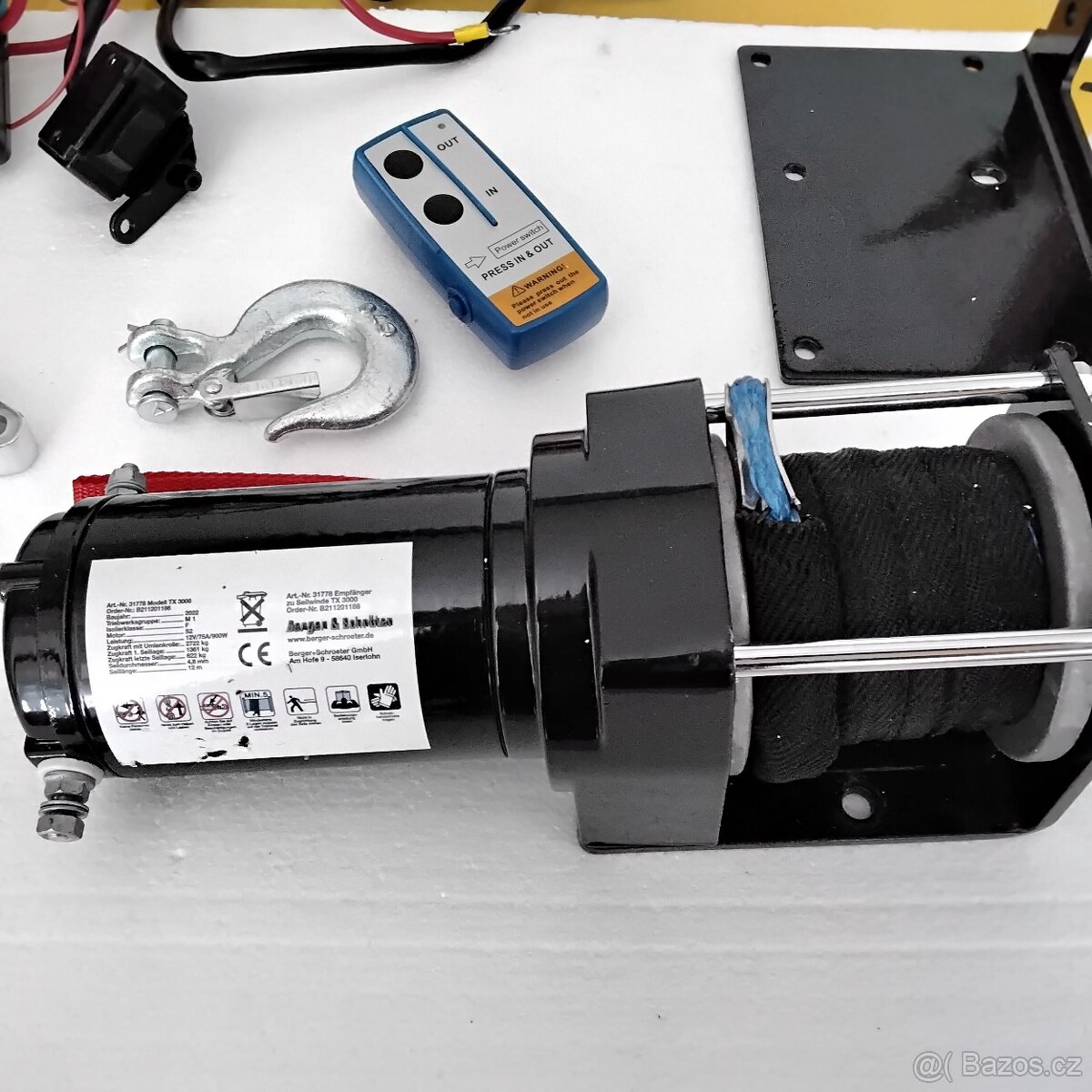 Navijak 12v TX3000 SYNTHETIK LANO