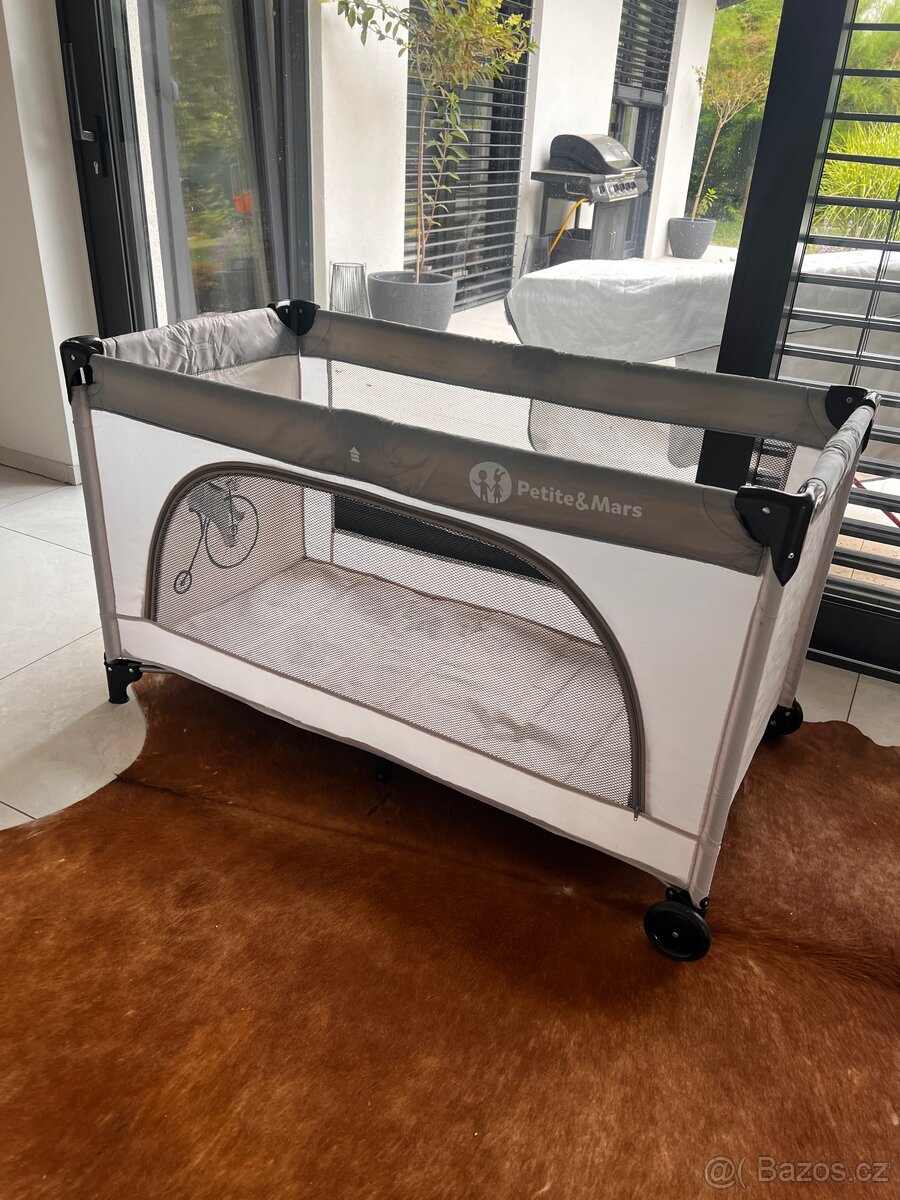 Dětská cestovní postýlka s matrací - 3