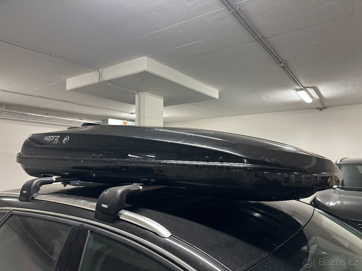 Střešní Box Hapro Zenith 8.6 + Nosiče - Příčníky Thule - 3