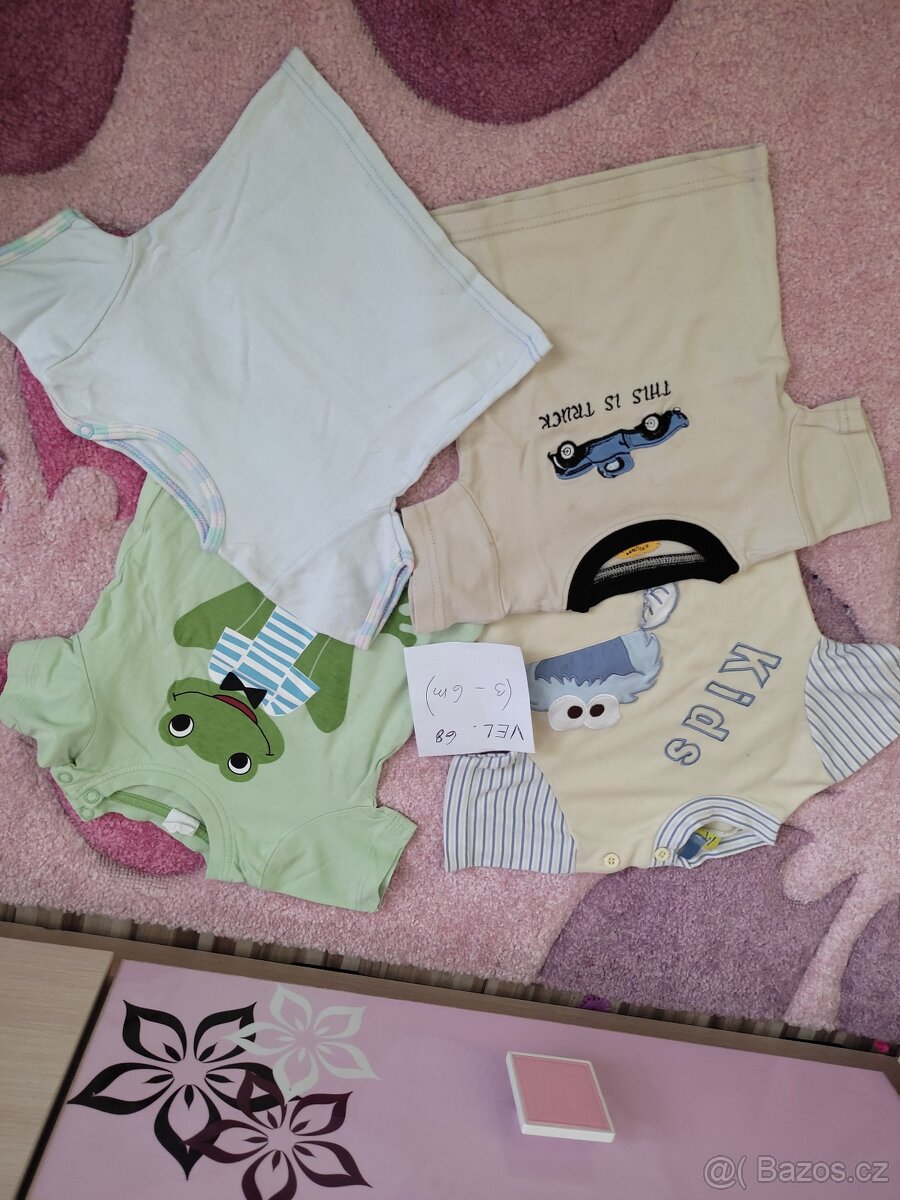 Kojenecká trička mix - 3