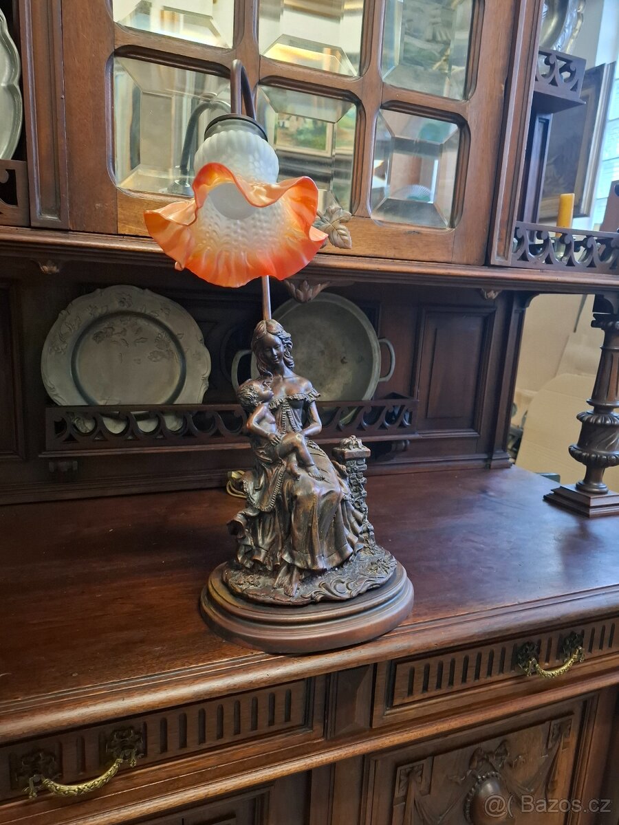 Starožitná figurální lampa - 3