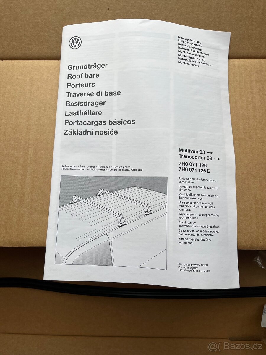 Příčníky Hagusy VW T5 T6 Multivan Caravelle - 3