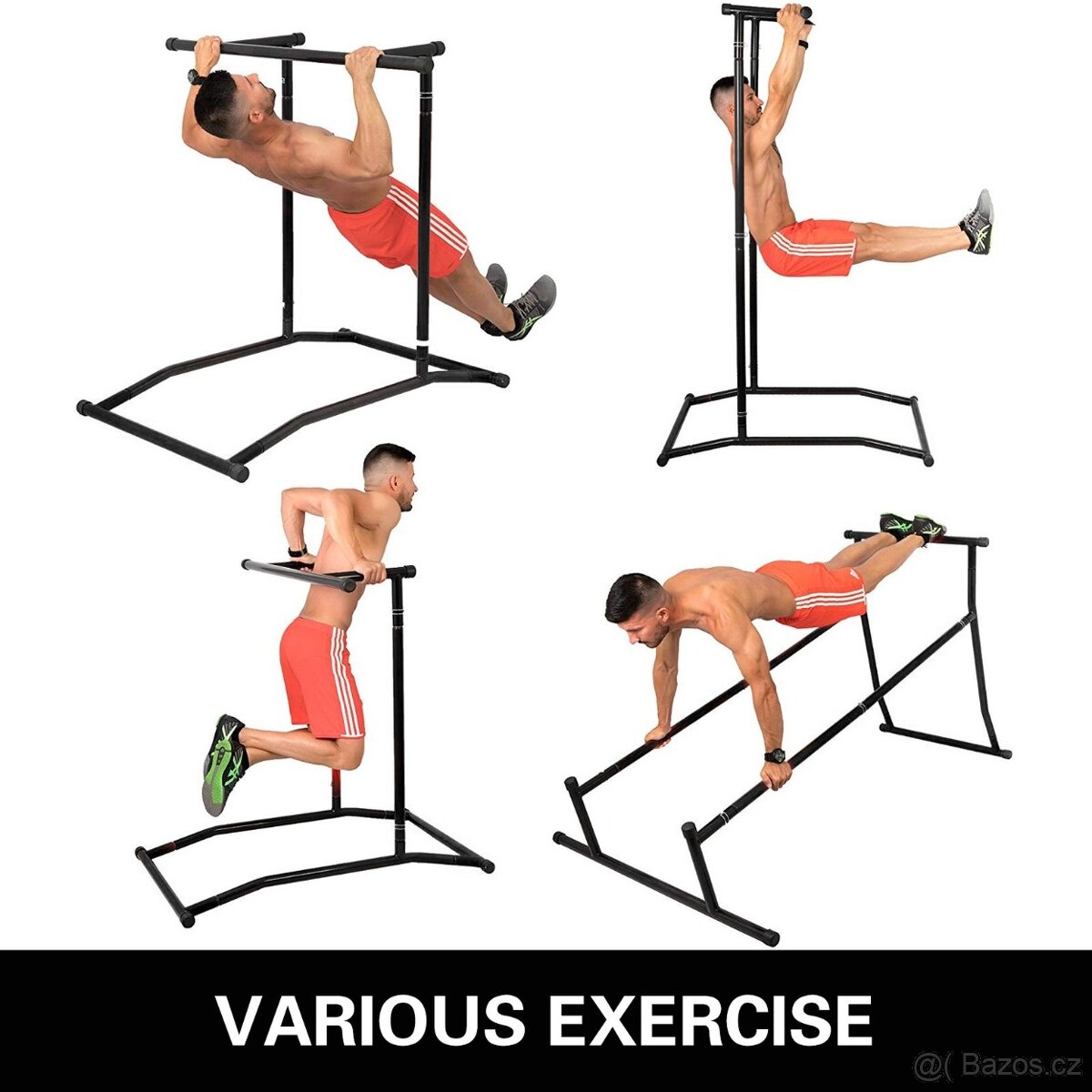 Multifunkční posilovací věž - černá - 3