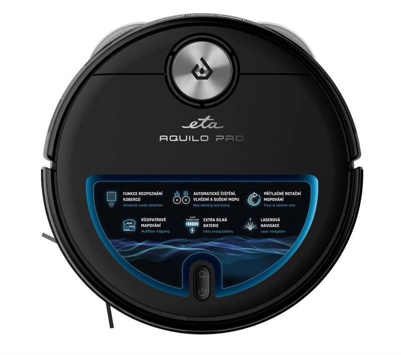 Robotický vysavač ETA Aquilo PRO 7243 90000 černý - 3