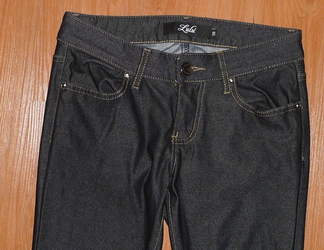 Elastické džíny/džegíny, vel. 38, zn. Lulu - 3
