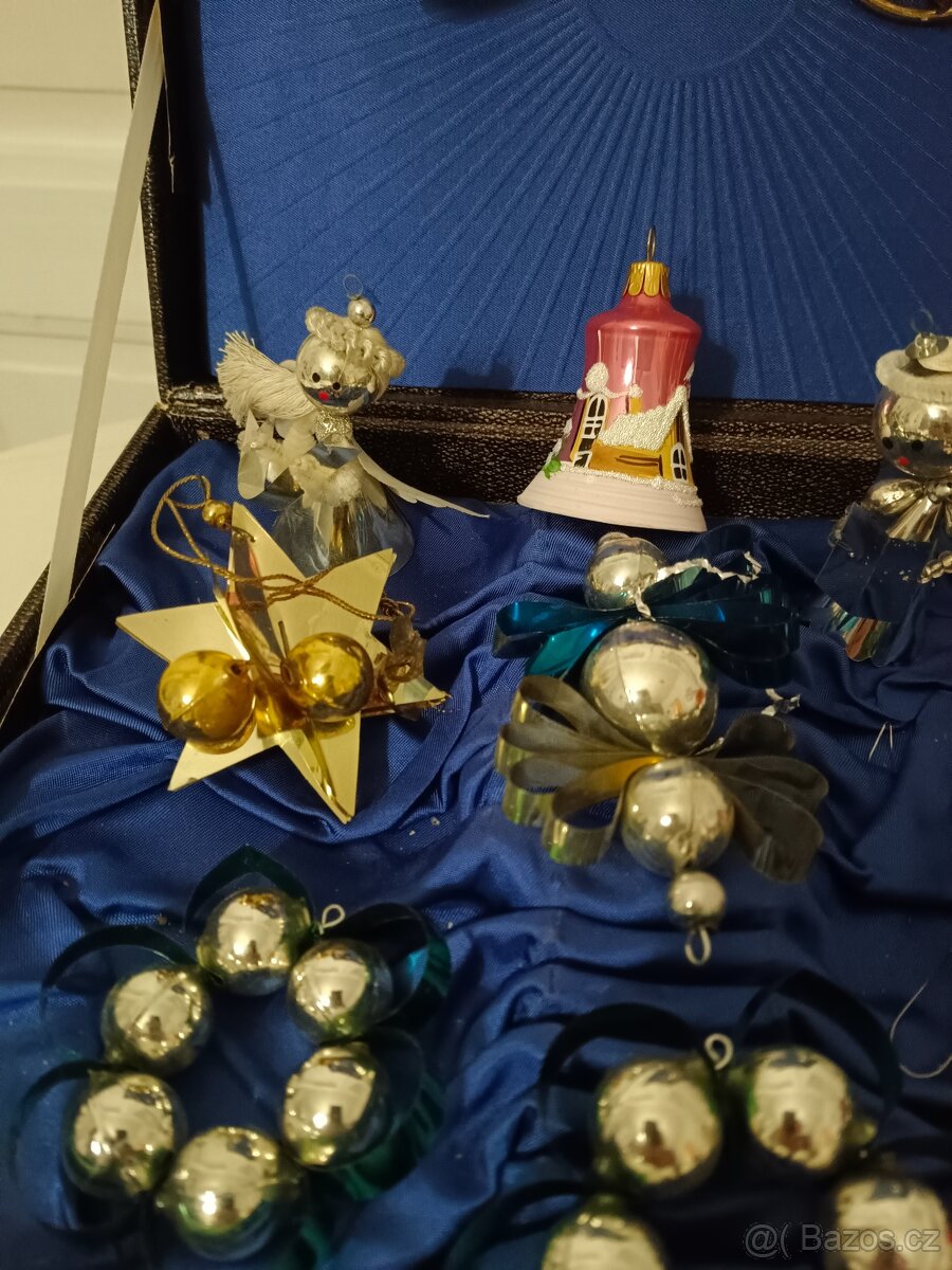 Staré vánoční ozdoby, baňky - 3